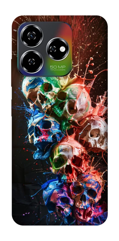 Чехол на ZTE Nubia V60 Skulls фото 1 из 1
