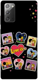 Чехол на Samsung Galaxy Note 20 Love is ver.2 фото 1 из 1