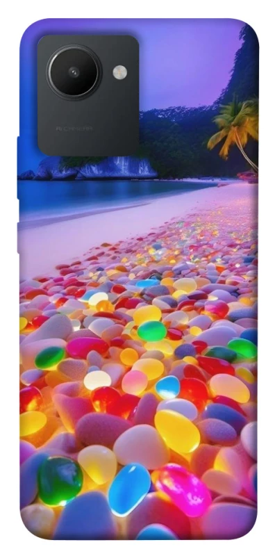 Чохол на Realme C30 Каміння світиться на березі фото 1 з 1