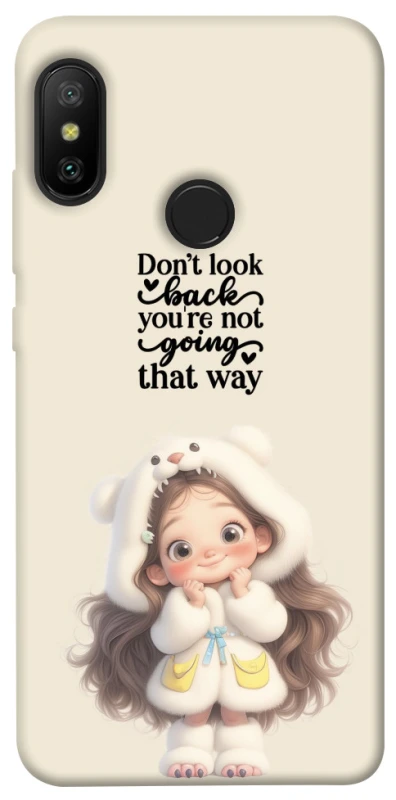 Чохол на Xiaomi Mi A2 Lite / Xiaomi Redmi 6 Pro Don't look back фото 1 з 1