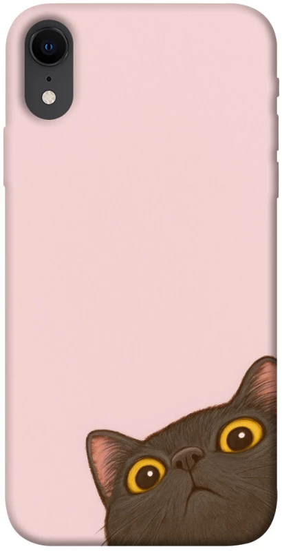 Чохол на Apple iPhone XR (6.1") Peeping cat фото 1 з 1