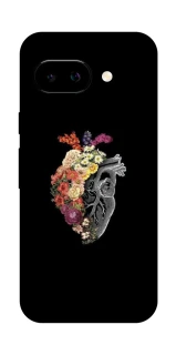 Чехол на Google Pixel 9a Heart with flowers фото 1 Чехол на Google Pixel 9a Heart with flowers фото 1 из 1