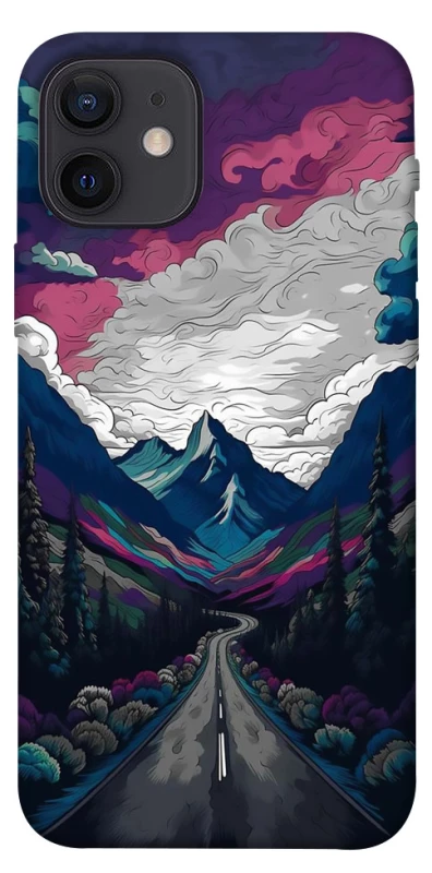 Чехол на Apple iPhone 12 (6.1") Нарисованные горы фото 1 из 1