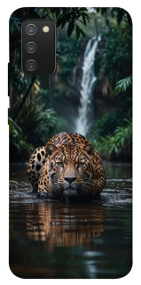 Чехол на Samsung Galaxy A02s Leopard in water фото 1 из 1