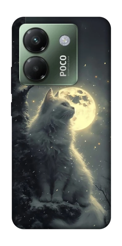 Чохол на Xiaomi Poco M7 pro 5G Кіт під місяцем фото 1 з 1