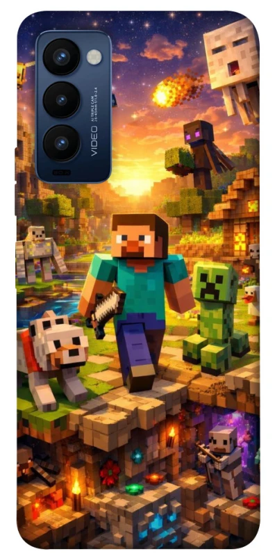 Чохол на TECNO Camon 18 Minecraft v6 фото 1 з 1