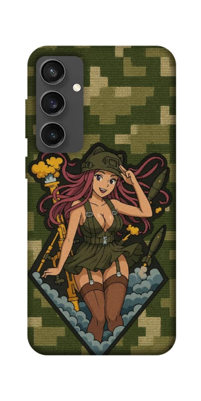 Чохол на Samsung Galaxy S24 FE Military Waifu фото 1 з 1