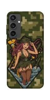 Чехол на Samsung Galaxy S24 FE Military Waifu фото 1 из 1