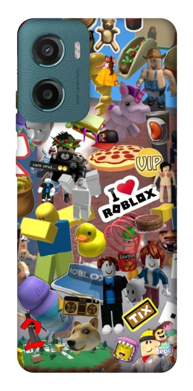 Чохол на Motorola Moto G06 Roblox collage ver.5 фото 1 з 1