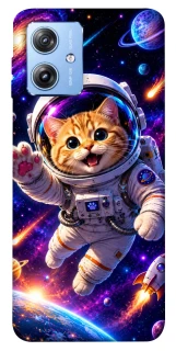 Чехол на Motorola Moto G84 Space Cat фото 1 из 1