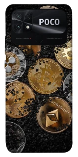 Чехол на Xiaomi Poco C40 Many coins v2 фото 1 из 1