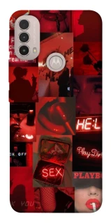 Чехол на Motorola Moto E40 Love collage ver.3 фото 1 из 1