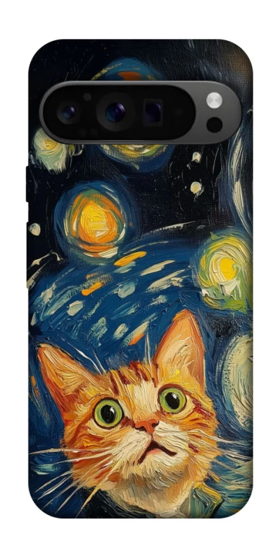 Чехол на Google Pixel 9 Pro paint cat фото 1 из 1