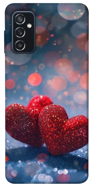 Чехол на Samsung Galaxy M52 Red hearts фото 1 из 1