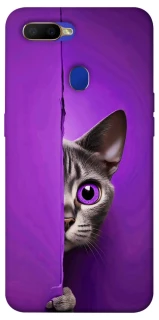 Чохол на Oppo A5s Кіт-підглядач фото 1 з 1