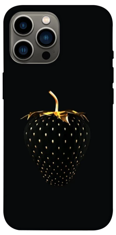 Чохол на Apple iPhone 12 Pro Max (6.7") Чорна полуниця фото 1 з 1