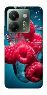 Чохол на Xiaomi Poco M7 pro 5G Малинка у воді фото 1 з 1