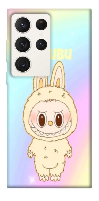 Чохол на Samsung Galaxy S23 Ultra Fluffy Rainbow Labubu фото 1 з 1