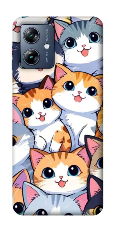 Чохол на Motorola Moto G54 Power Cute Cat v2 фото 1 з 1