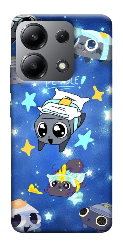 Чохол на Xiaomi Redmi Note 13 4G Pebble kitten stars фото 1 з 1