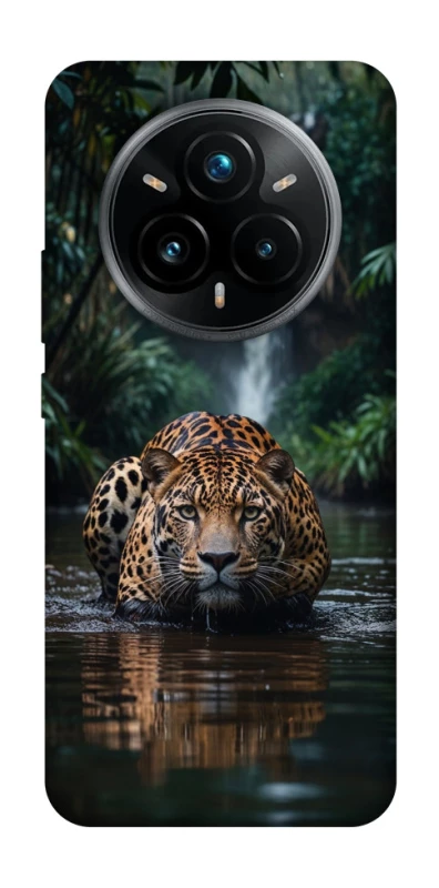 Чехол на Realme 14 Pro Leopard in water фото 1 из 1