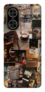 Чехол на Xiaomi Poco C71 Coffee collage ver.2 фото 1 из 1