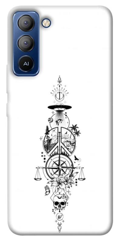 Чехол на TECNO Pop 5 LTE Tattoo ver.7 фото 1 из 1