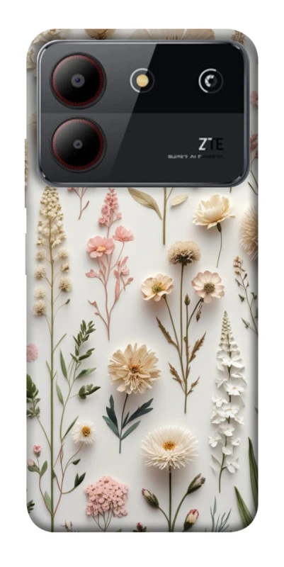 Чохол на ZTE Blade A54 4G Floral design ver.1 фото 1 з 1