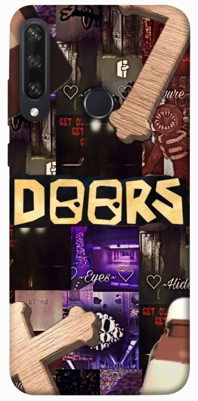 Чохол на Huawei Y6p Roblox doors dark mode фото 1 з 1