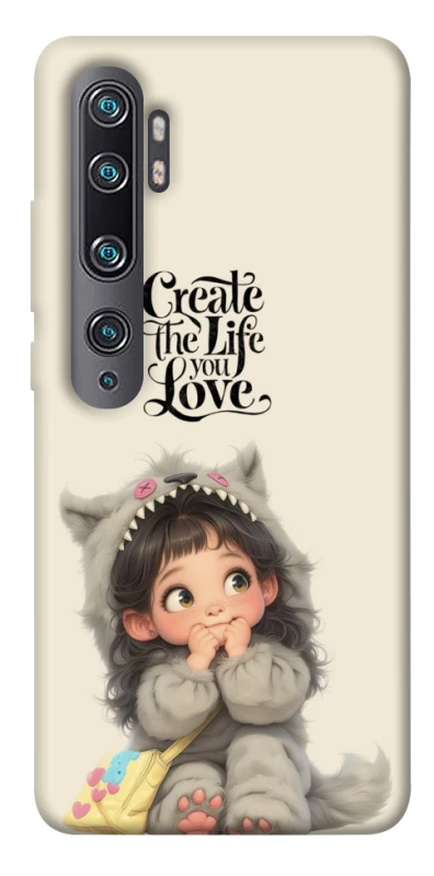 Чохол на Xiaomi Mi Note 10 / Note 10 Pro / Mi CC9 Pro Create the life you love фото 1 з 1