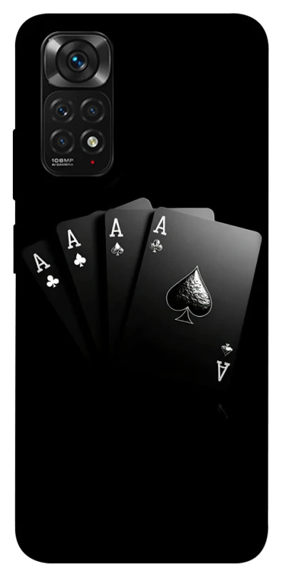 Чохол на Xiaomi Redmi Note 11 (Global) / Note 11S Black Cards фото 1 з 1