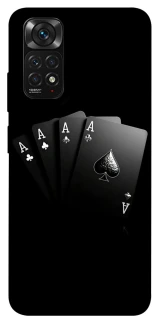 Чехол на Xiaomi Redmi Note 11 (Global) / Note 11S Black Cards фото 1 из 1