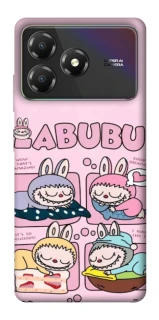 Чохол на ZTE Blade A36 Labubu Dreams Collage фото 1 з 1