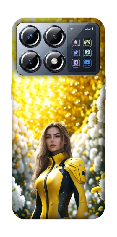 Чохол на Xiaomi POCO X8 Pro Cyber space girl ver.2 фото 1 з 1