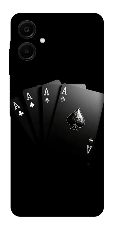 Чохол на Samsung Galaxy A06 Black Cards фото 1 з 1