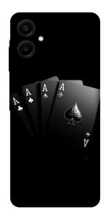 Чехол на Samsung Galaxy A06 Black Cards фото 1 из 1