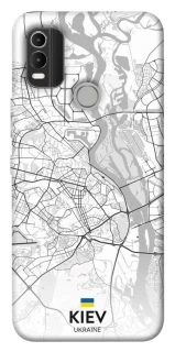 Чехол на Nokia C21 Plus Kiev white map фото 1 из 1