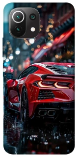 Чехол на Xiaomi Mi 11 Lite Red sports car фото 1 из 1