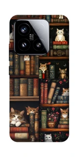 Чехол на Xiaomi 15 Cats & Books фото 1 из 1