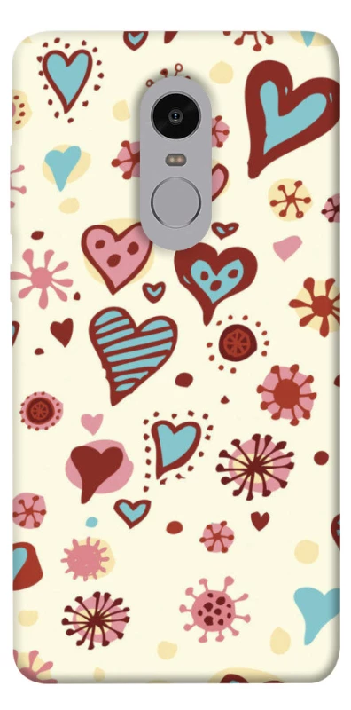 Чехол на Xiaomi Redmi Note 4X / Note 4 (Snapdragon) Pretty hearts фото 1 из 1
