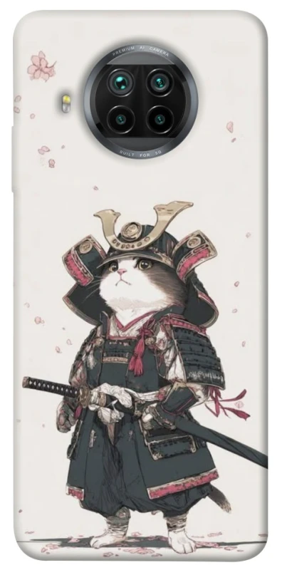 Чохол на Xiaomi Mi 10T Lite / Redmi Note 9 Pro 5G Samurai Cat Warrior фото 1 з 1