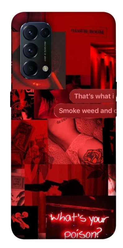 Чехол на Oppo Reno 5 4G Love collage ver.1 фото 1 из 1