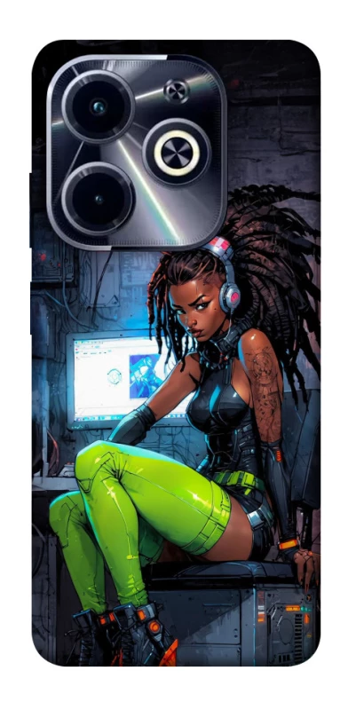 Чохол на Infinix Hot 40i Cyber girl фото 1 з 1