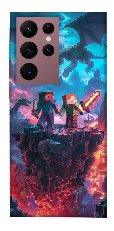 Чохол на Samsung Galaxy S22 Ultra Minecraft v3 фото 1 з 1