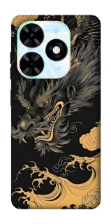 Чохол на TECNO Spark Go 2024 gold dragon фото 1 з 1