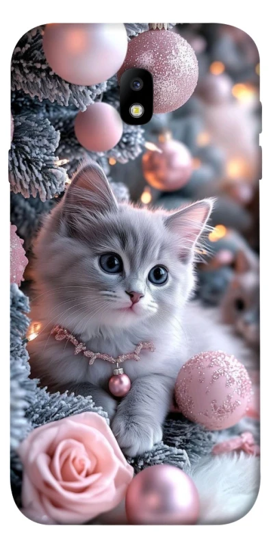 Чохол на Samsung J730 Galaxy J7 (2017) Christmas Kitty фото 1 з 1