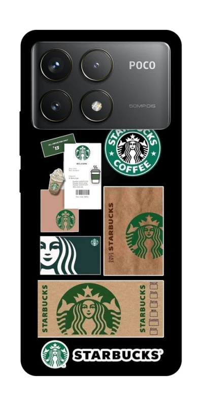Чохол на Xiaomi Poco F6 Pro Starbucks coffee фото 1 з 1