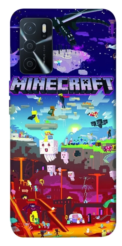 Чохол на Oppo A16s / A16 Minecraft world фото 1 з 1
