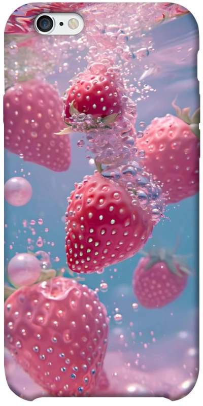 Чохол на Apple iPhone 6/6s plus (5.5") Полуниця в воді фото 1 з 1