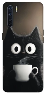 Чехол на Oppo A91 morning cat фото 1 из 1